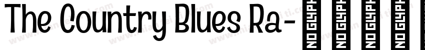 The Country Blues Ra字体转换
